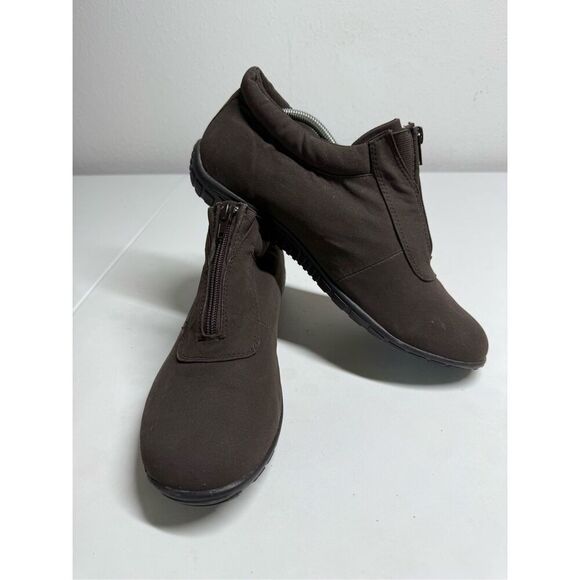VALLEY LANE Womens Zip-front Booty / Brown Size 10 - Picture 9 of 12